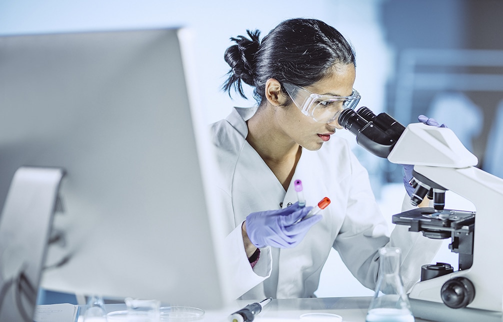 Scientist Working in The Laboratory